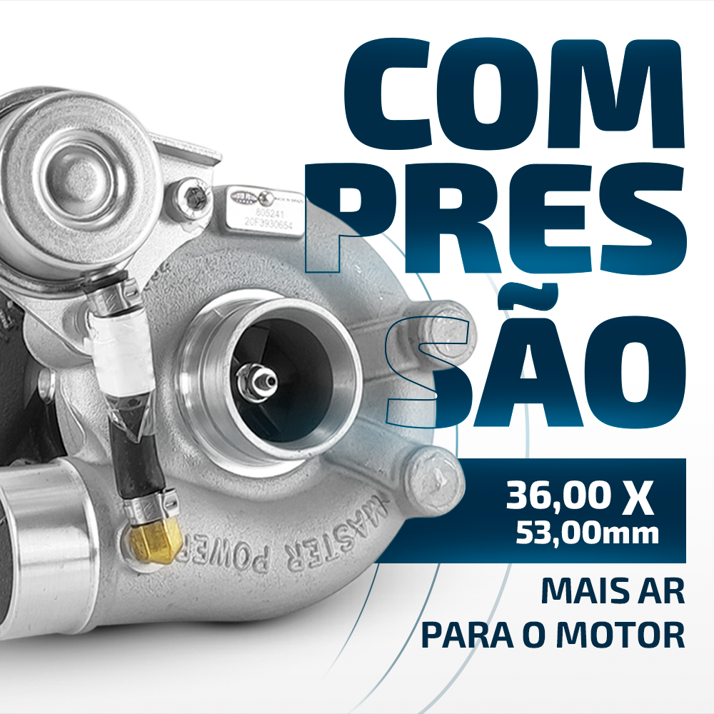 Turbina Master Power Diesel Caminhão/ônibus Motor 8140 Euro 2 1994 Dianteira