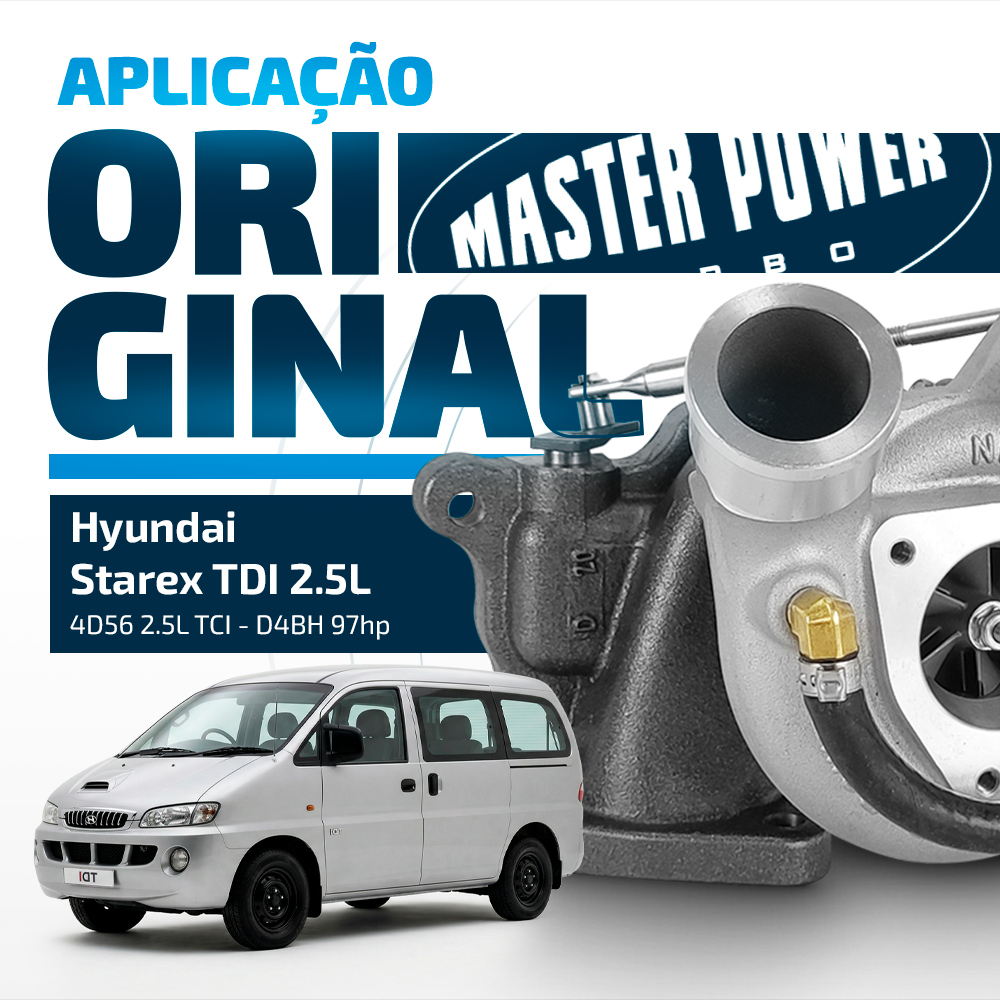 Turbina Hyundai H100/HR / Kia Bongo 2500 Motor 4d56 2.5l Tci