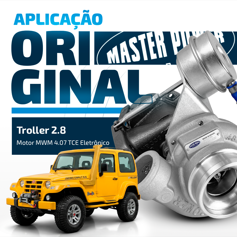Turbina Para Carro Motor Mwm 4.07 Tce Eletrônico