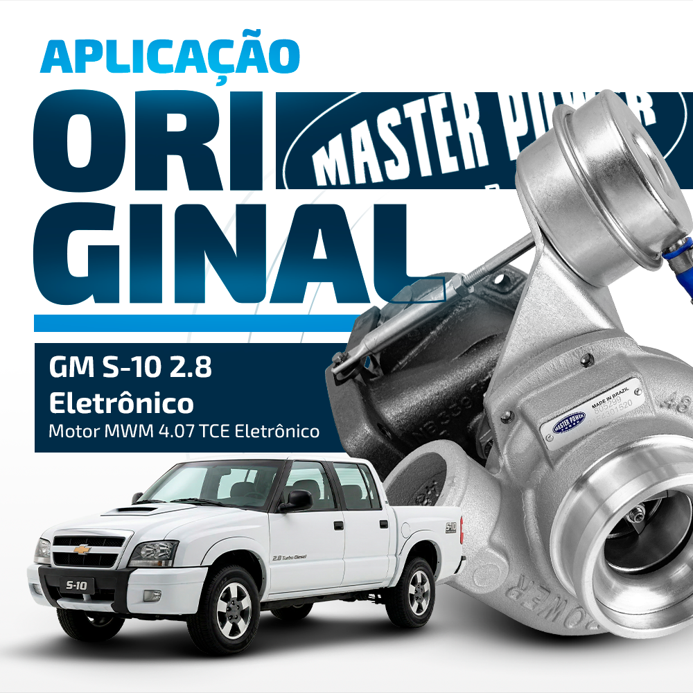 Turbina Para Carro Motor Mwm 4.07 Tce Eletrônico
