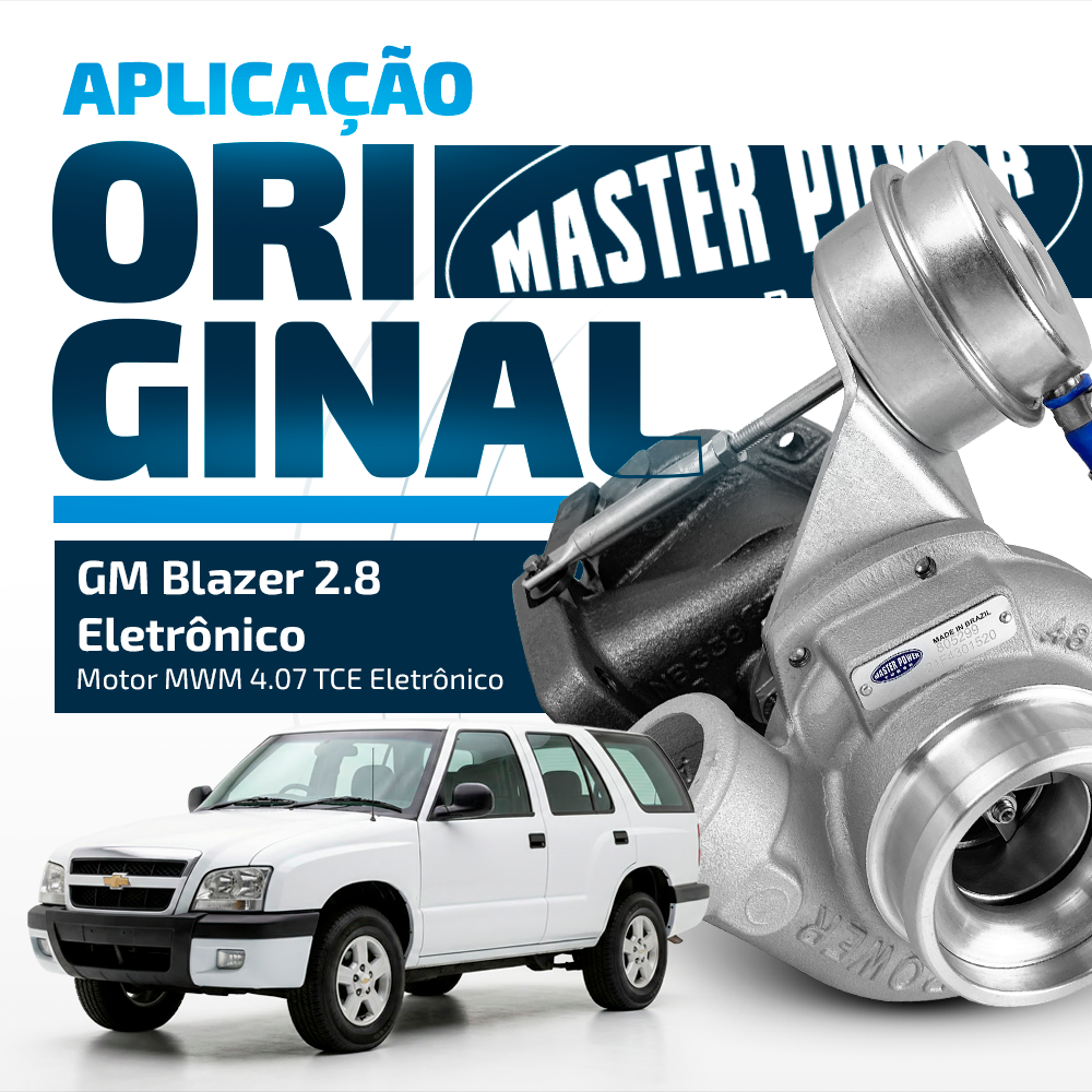 Turbina Para Carro Motor Mwm 4.07 Tce Eletrônico