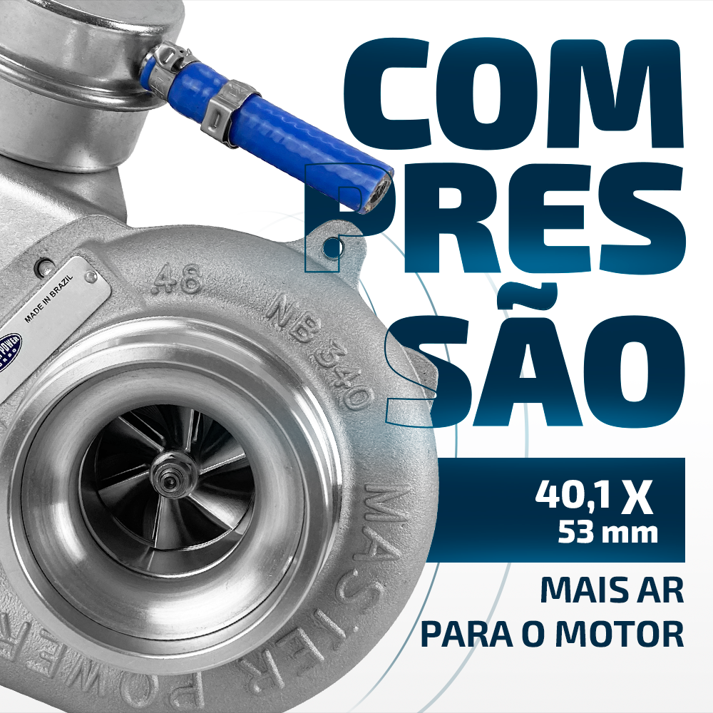 Turbina Para Carro Motor Mwm 4.07 Tce Eletrônico