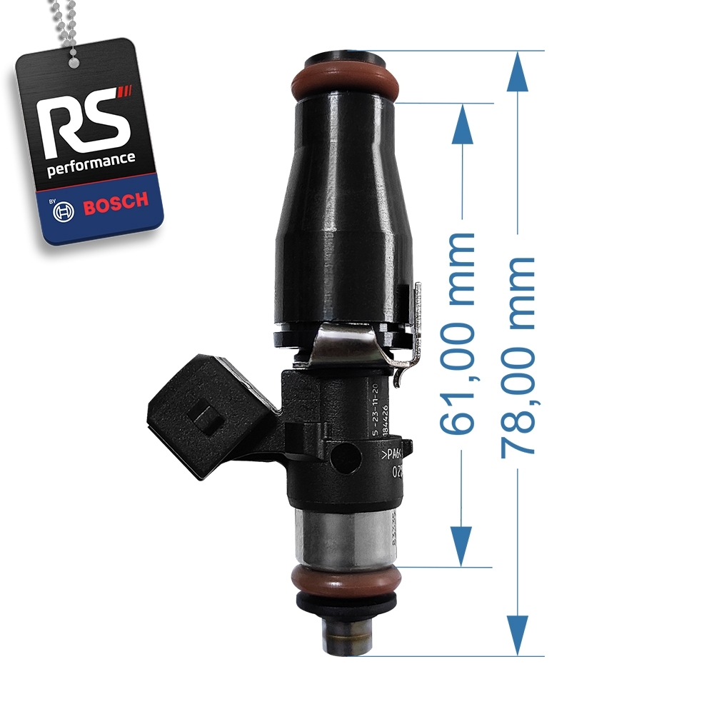 Kit 5 Bicos Injetores Bosch Alta Vazão 125 / 158 / 221 Lb/h