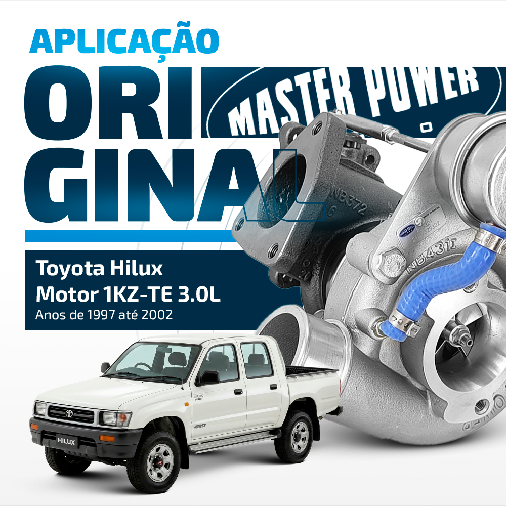Turbina Toyota Hilux / Land Cruiser / Sw4 3.0 1997 A 2002
