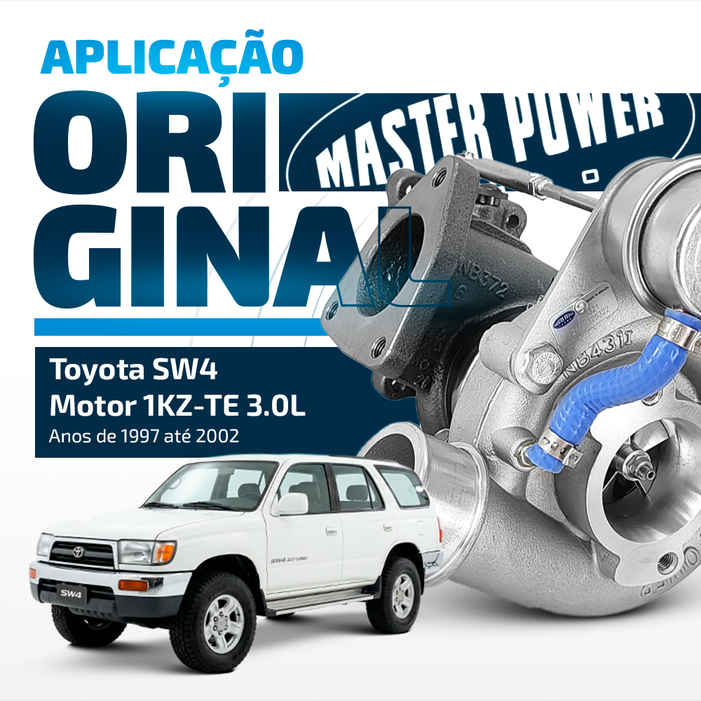Turbina Toyota Hilux / Land Cruiser / Sw4 3.0 1997 A 2002