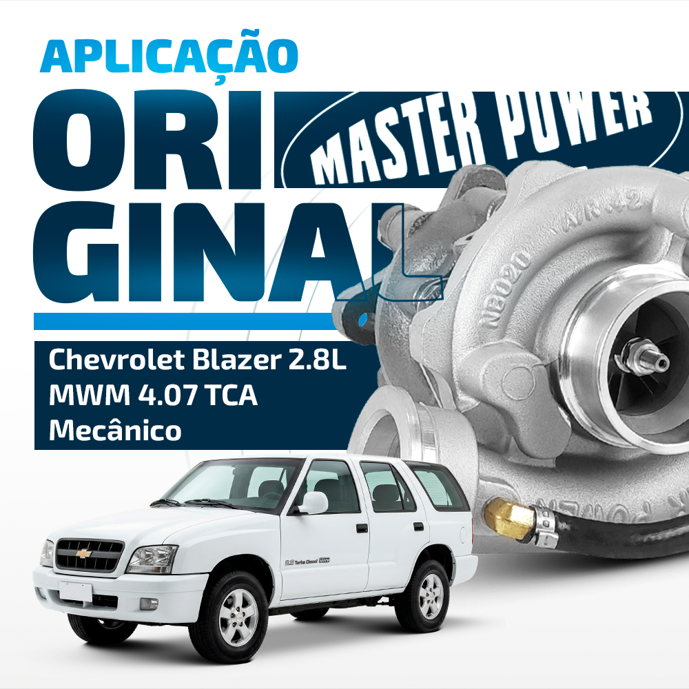 Turbina Chevrolet S-10 / Blazer / Troller 2.8l Motor Mwm 4.07 Tca
