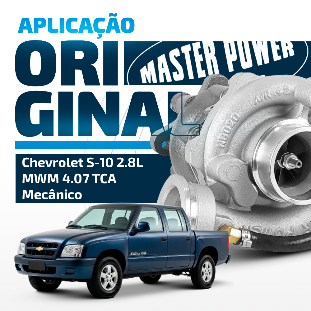 Turbina Chevrolet S-10 / Blazer / Troller 2.8l Motor Mwm 4.07 Tca