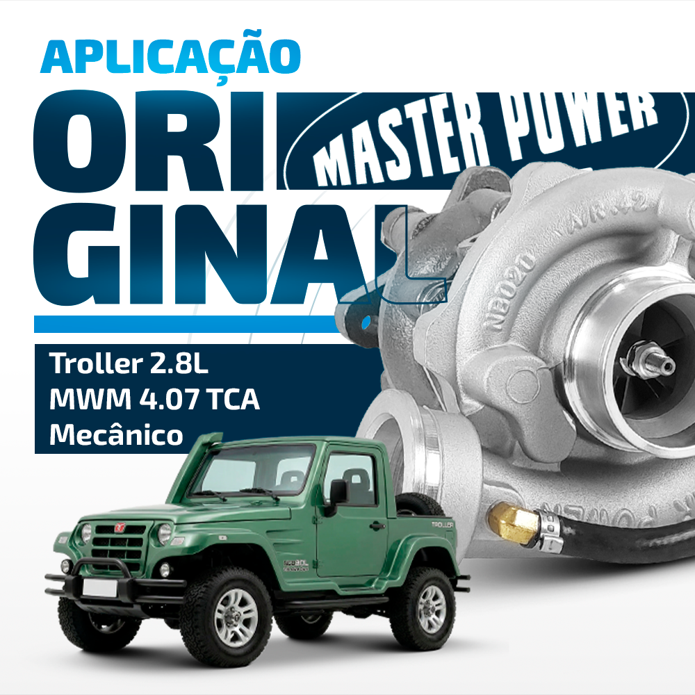 Turbina Chevrolet S-10 / Blazer / Troller 2.8l Motor Mwm 4.07 Tca