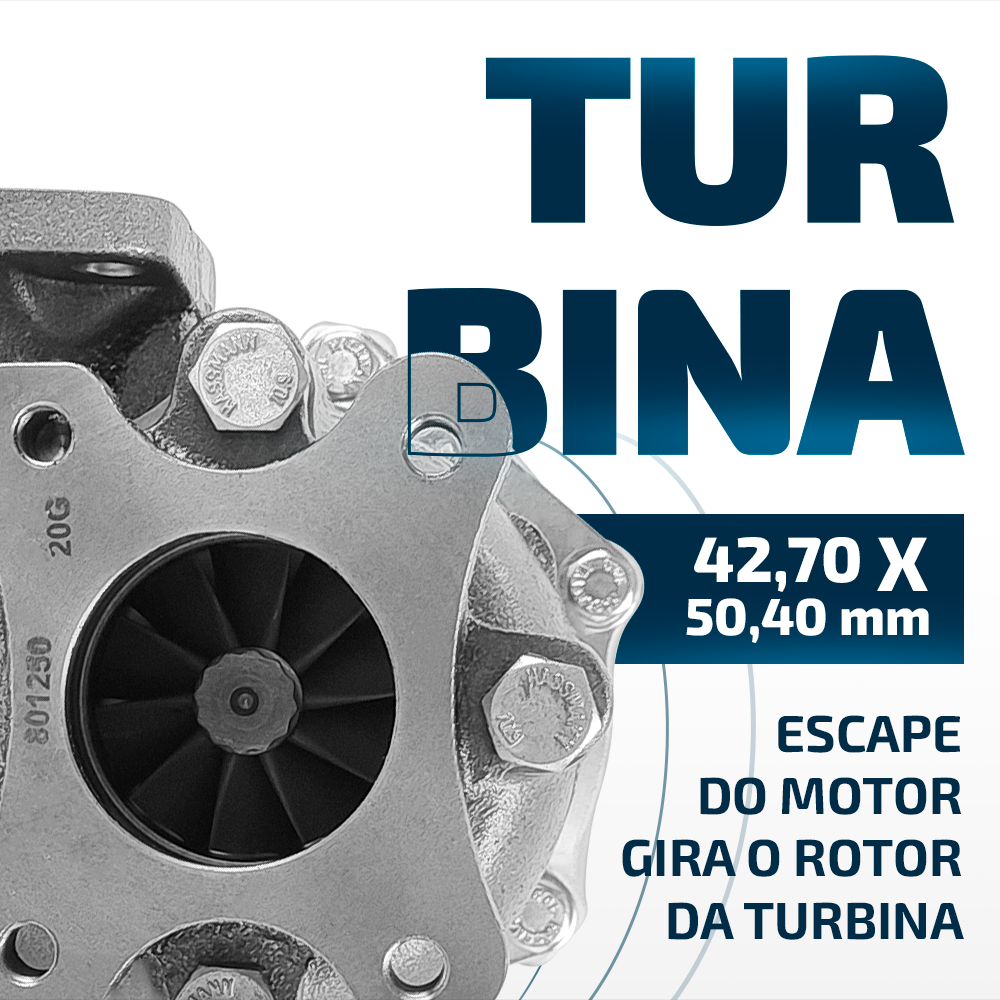 Turbina Chevrolet S-10 / Blazer / Troller 2.8l Motor Mwm 4.07 Tca