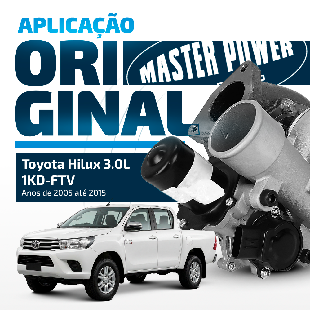 Turbina Toyota Hilux / Land Cruiser / SRV / SRW 3.0l D4D Motor 1kd-ftv