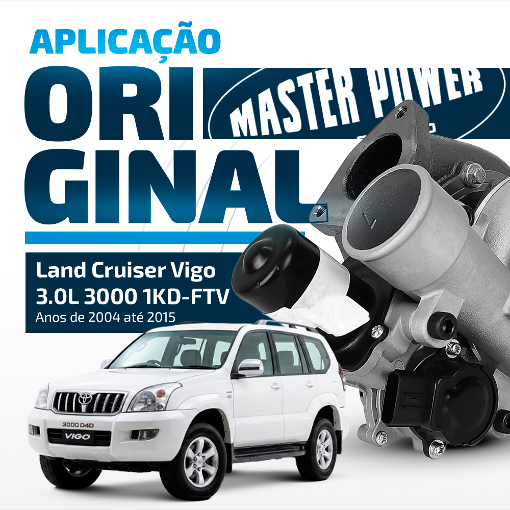 Turbina Toyota Hilux / Land Cruiser / SRV / SRW 3.0l D4D Motor 1kd-ftv