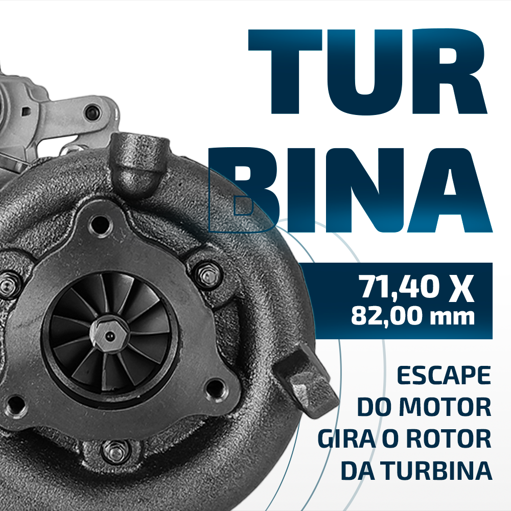 Turbina Toyota Hilux / Land Cruiser / SRV / SRW 3.0l D4D Motor 1kd-ftv
