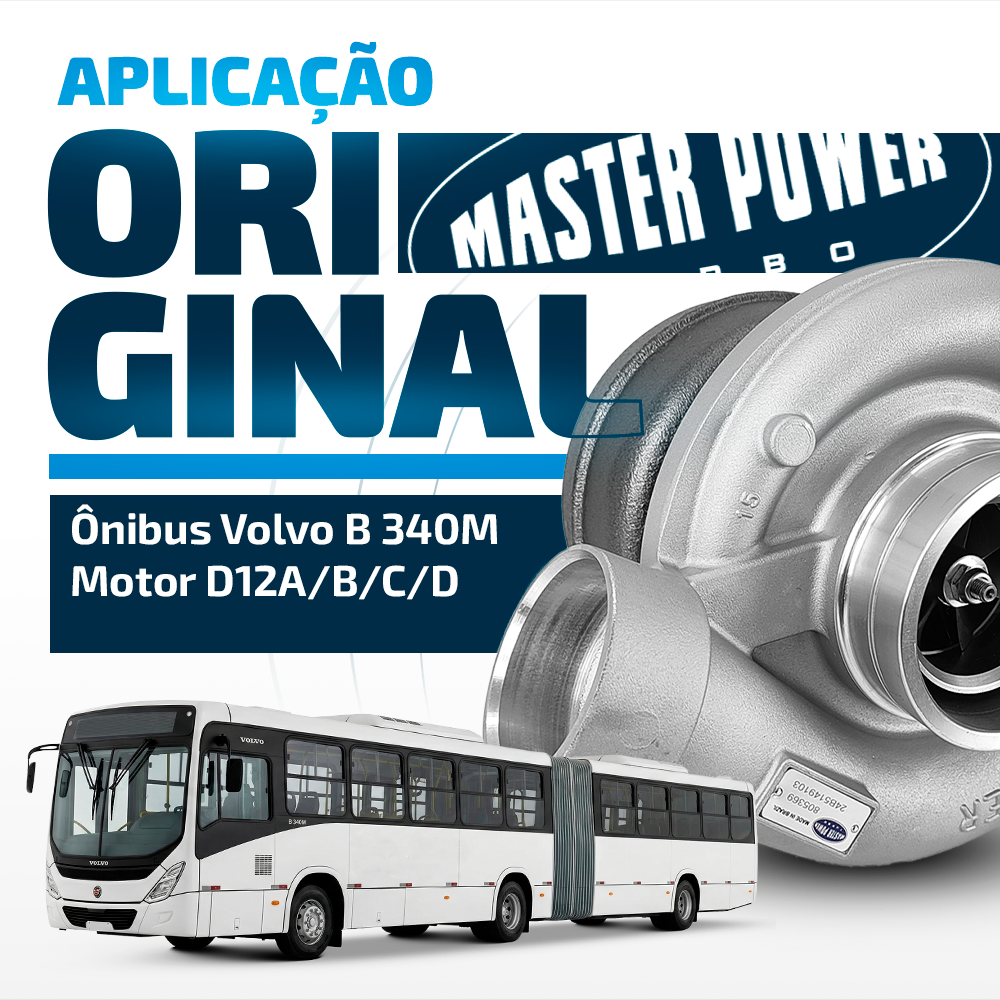 Turbina Diesel Caminhão/ônibus Volvo Para Motor D12a/b/c/d