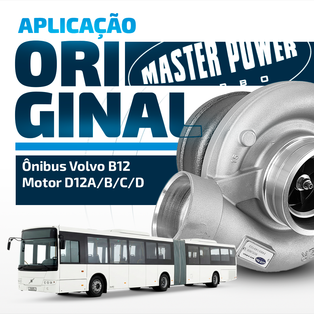 Turbina Diesel Caminhão/ônibus Volvo Para Motor D12a/b/c/d