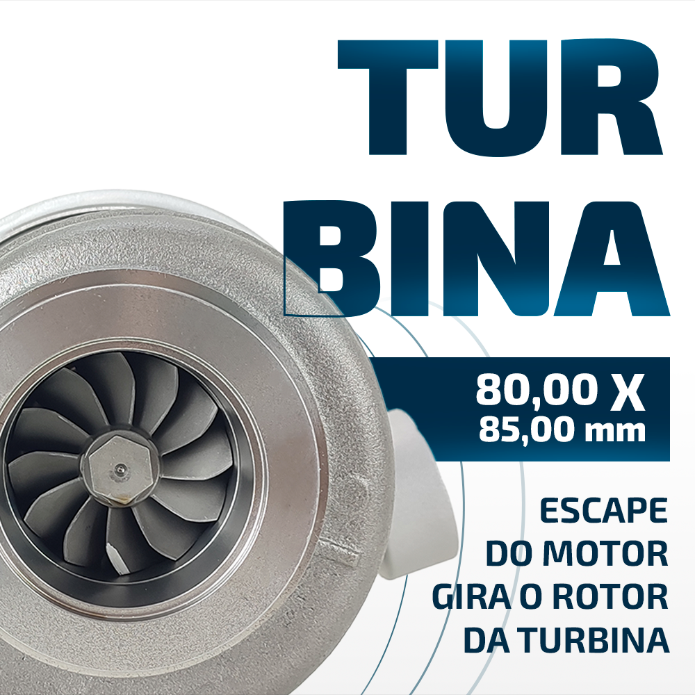 Turbina Diesel Caminhão/ônibus Volvo Para Motor D12a/b/c/d