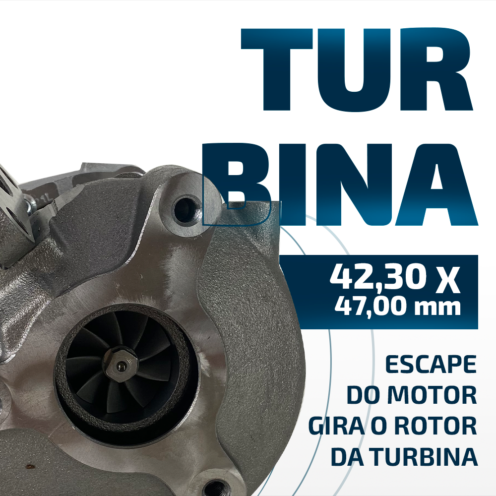 Turbina Master Power Para Carros com Motor YD25DDTI 2.5 dos anos de 2006 Até 2012