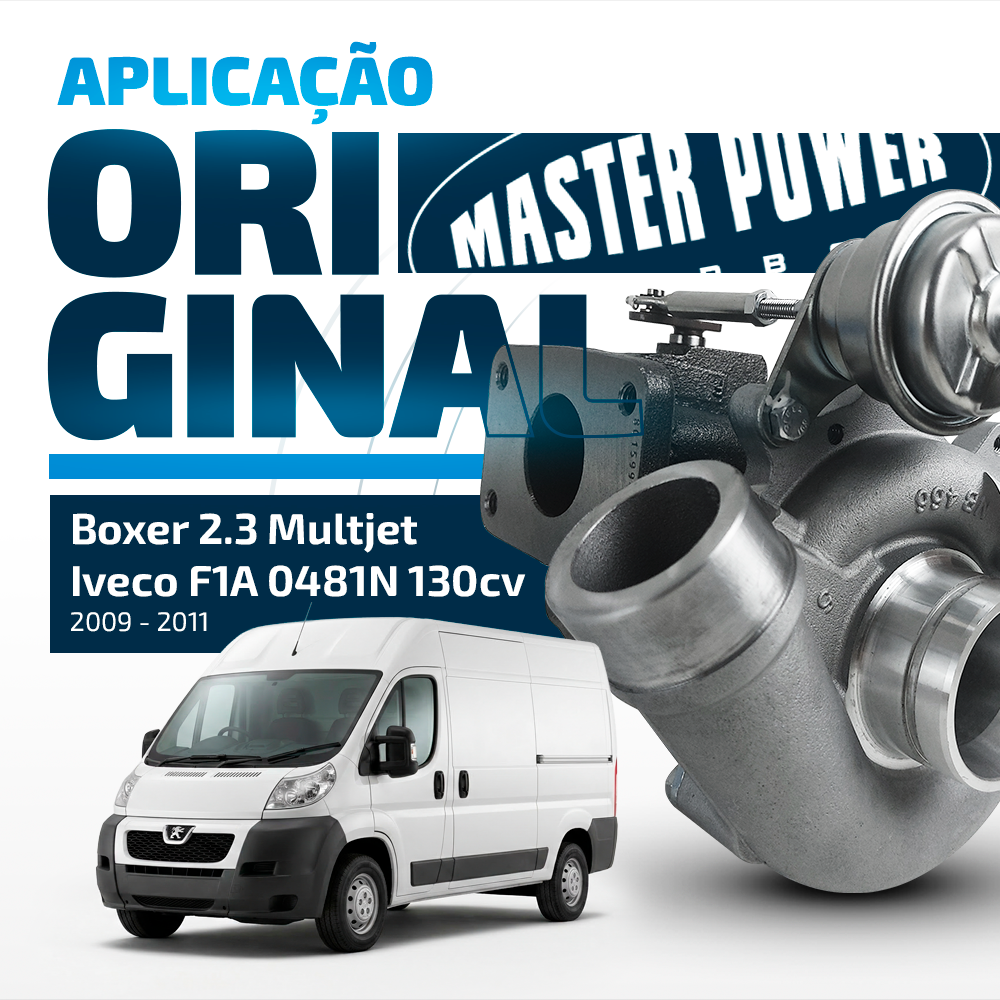 Turbina Diesel Jumper / Ducato / Boxer 2.3 Multjet Euro 3 /5 Motor Iveco F1A