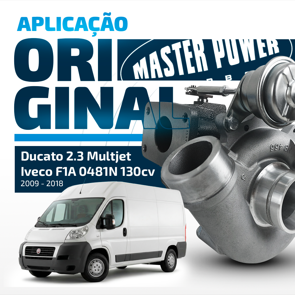 Turbina Diesel Jumper / Ducato / Boxer 2.3 Multjet Euro 3 /5 Motor Iveco F1A