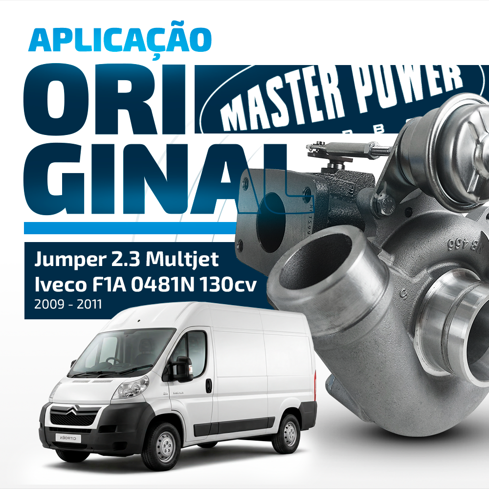 Turbina Diesel Jumper / Ducato / Boxer 2.3 Multjet Euro 3 /5 Motor Iveco F1A