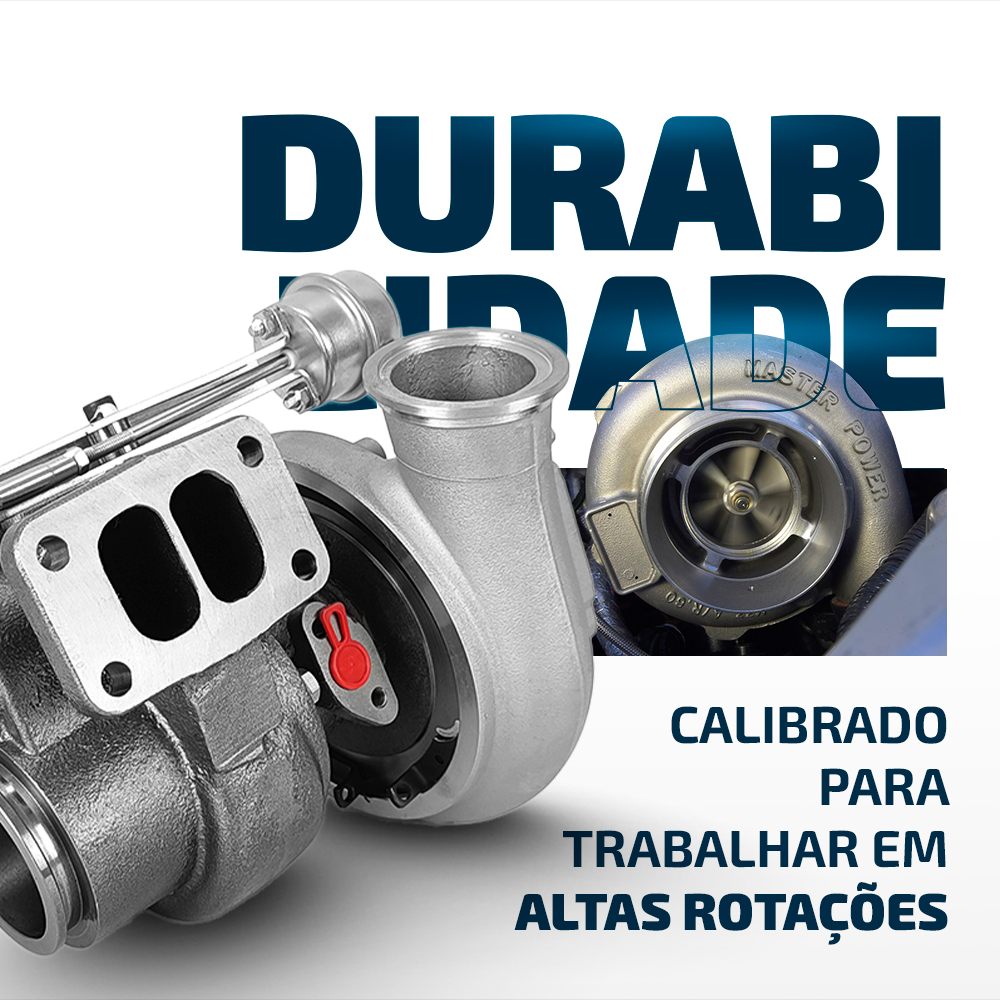 Turbina Volkswagen 17210 / 23210 e Ford Cargo 1716 Motor Cummins 6btaa