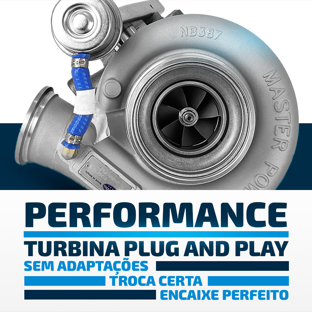 Turbina Volkswagen 17210 / 23210 e Ford Cargo 1716 Motor Cummins 6btaa