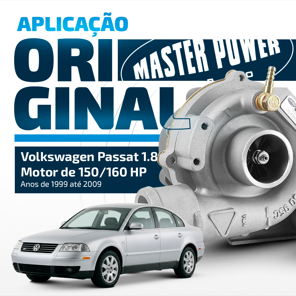 Turbina Para Carro Motor 1.8l 150/160hp Ano De 1999 Até 2009