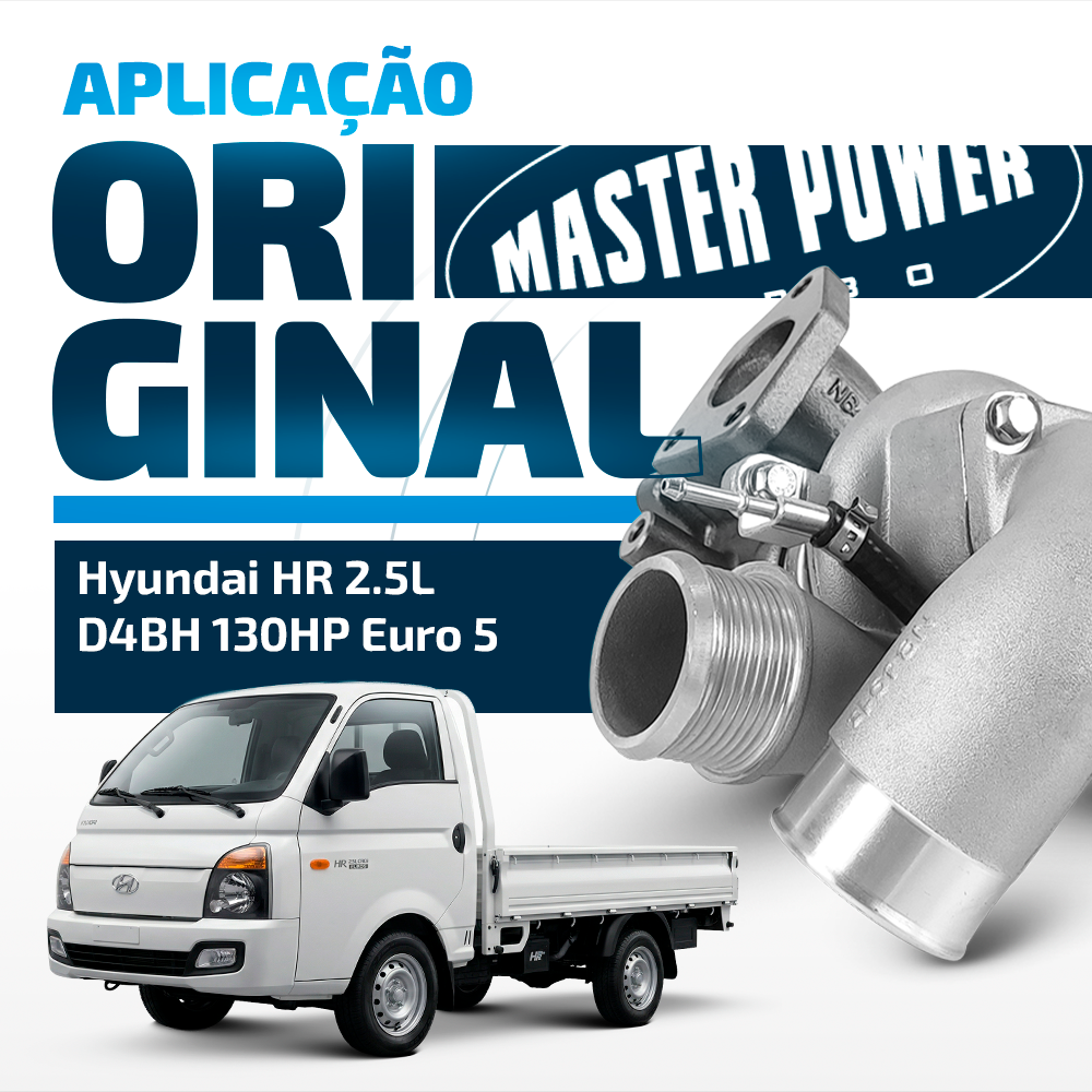 Turbina Diesel Hyundai HR 2.5L Kia K2500 Motor D4bh 2.5l 130hp Euro 5