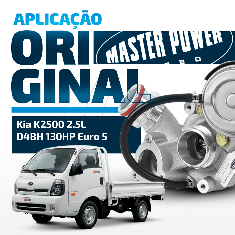 Turbina Diesel Hyundai HR 2.5L Kia K2500 Motor D4bh 2.5l 130hp Euro 5