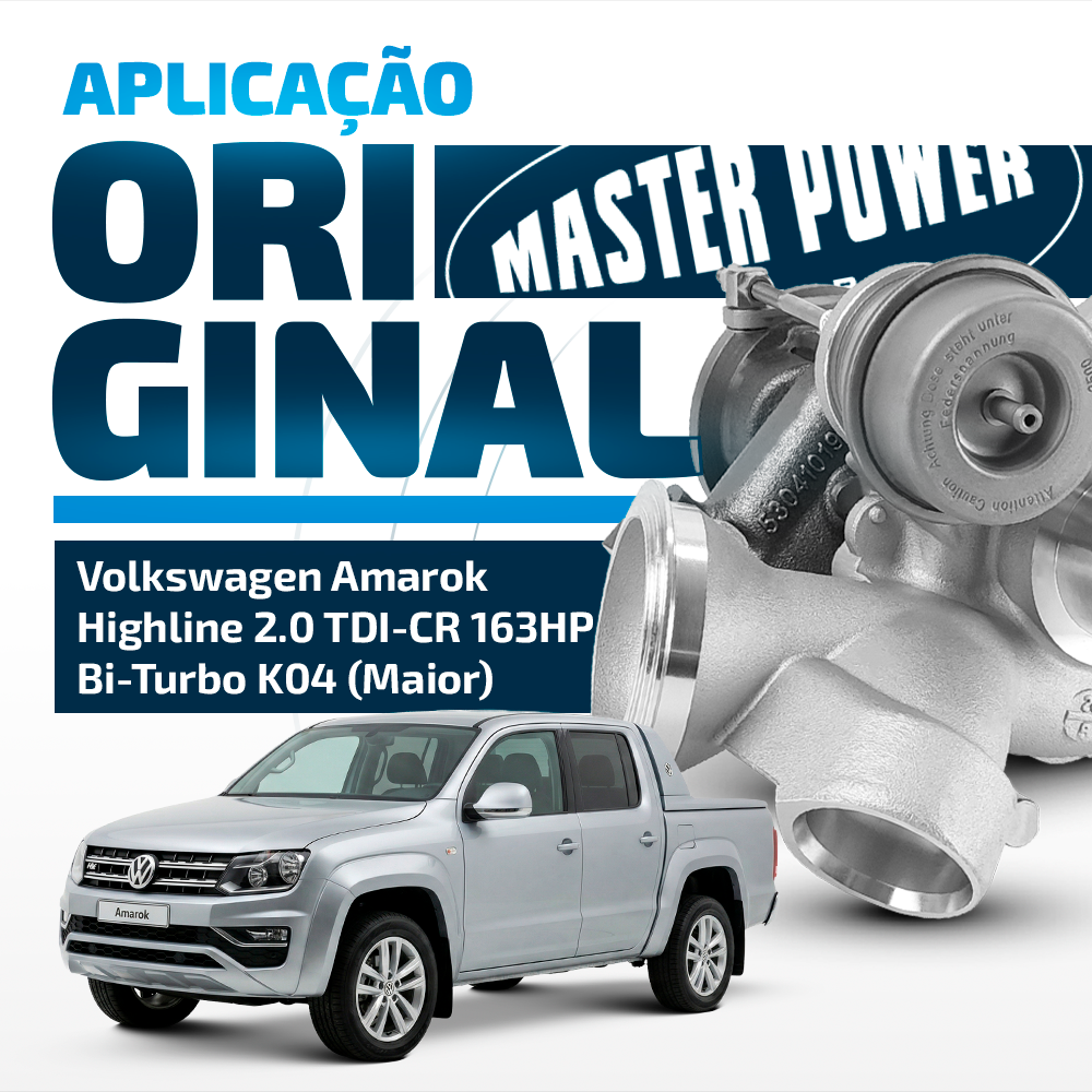 Turbina Volkswagen Highline / Trendline Motor 2.0 163HP Bi-Turbo K04