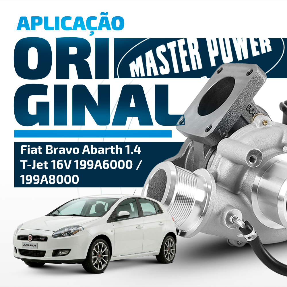 Turbina Fiat Alfa Romeo / Bravo / Lancia / Linea / Punto T-Jet Motor 199a6000/199a8000