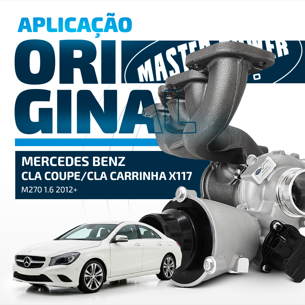 Turbina Mercedes Benz A200/ B200/ Gla200 Motor M270 1.6 2012 Em Diante