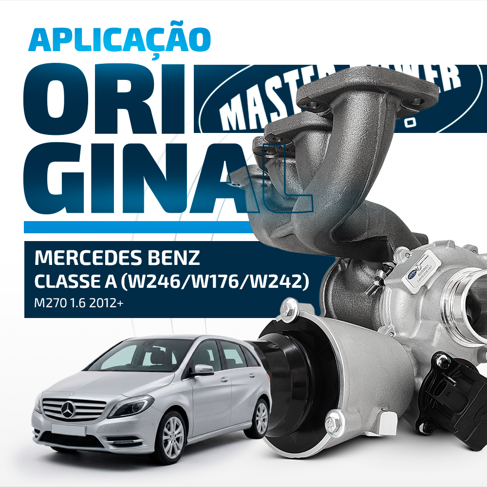 Turbina Mercedes Benz A200/ B200/ Gla200 Motor M270 1.6 2012 Em Diante