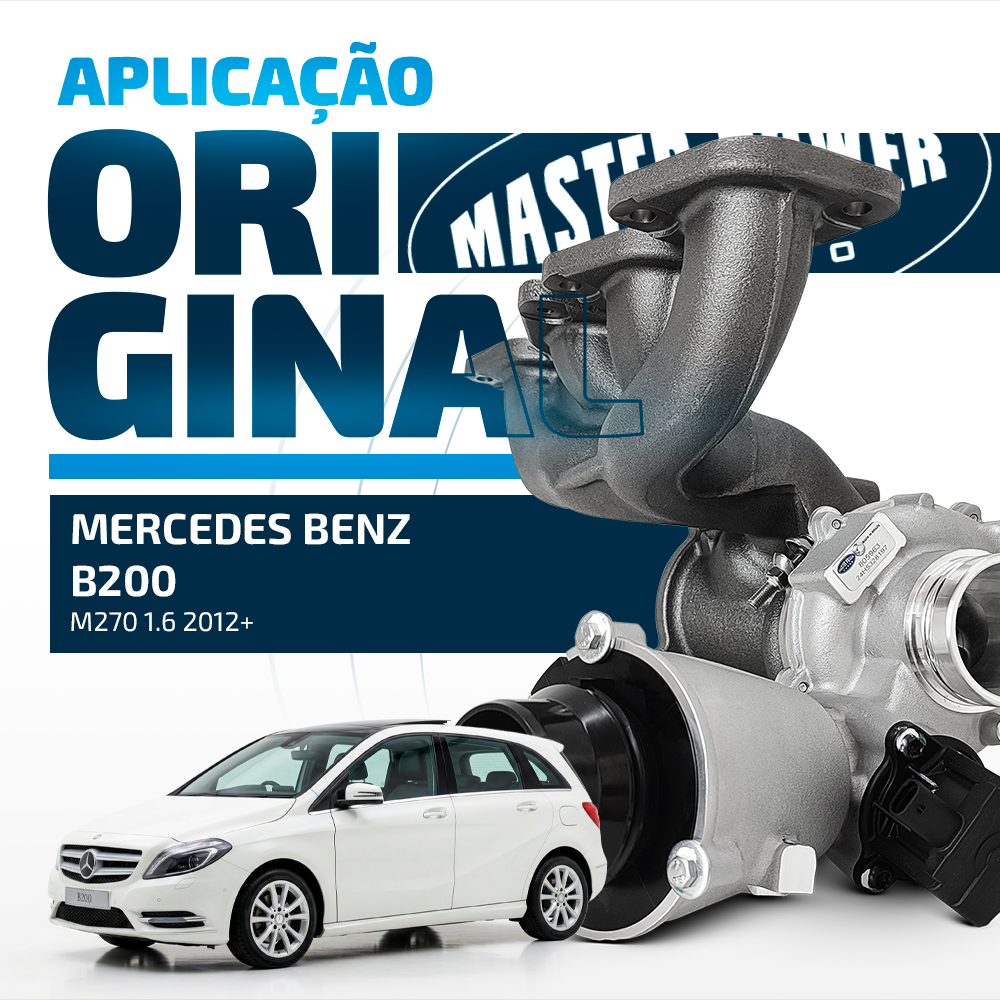 Turbina Mercedes Benz A200/ B200/ Gla200 Motor M270 1.6 2012 Em Diante