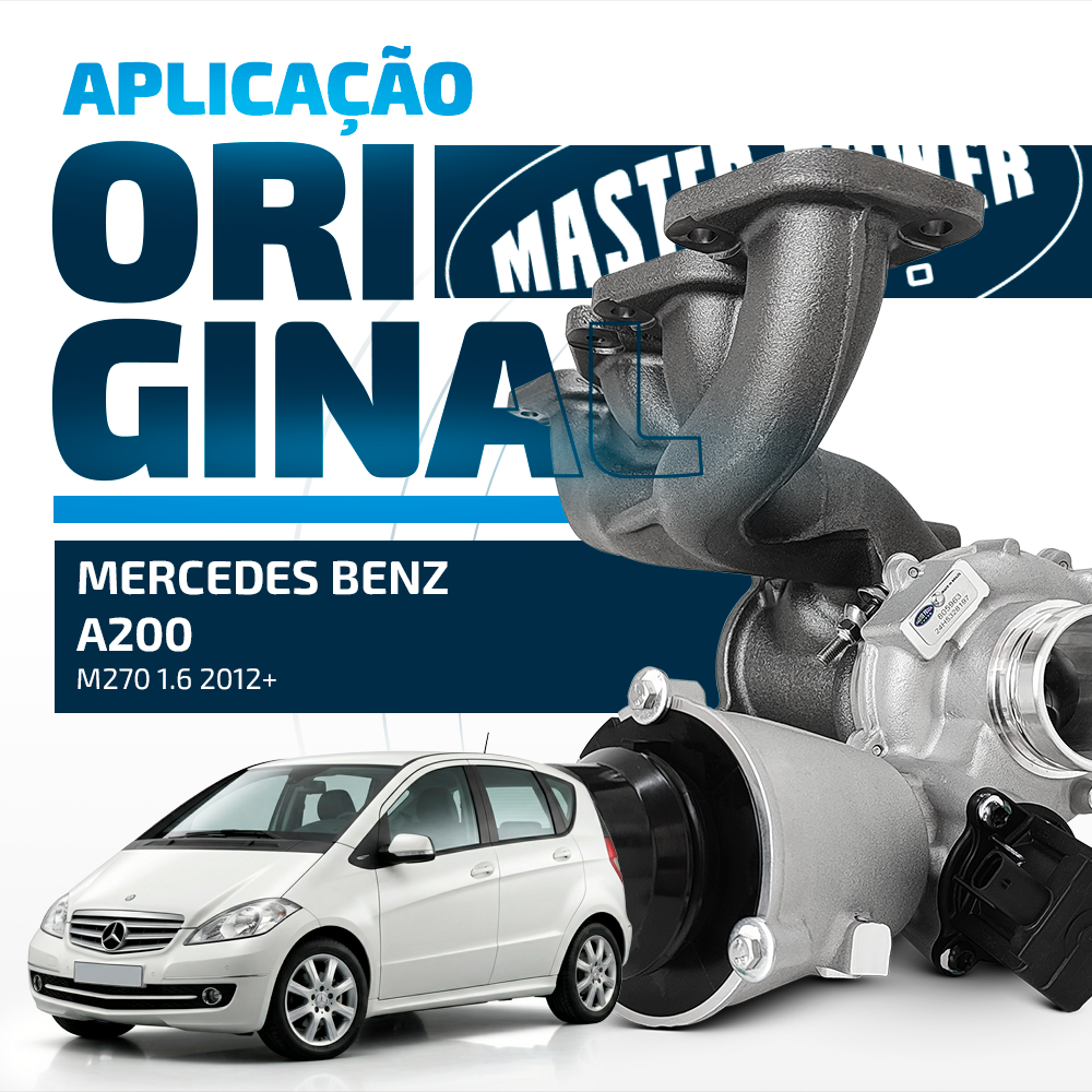 Turbina Mercedes Benz A200/ B200/ Gla200 Motor M270 1.6 2012 Em Diante