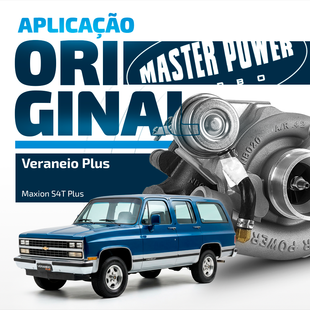 Turbina Chevrolet D-20/Veraneio Massey Ferguson MF620 / MF292/4 Motor Maxion S4t Plus