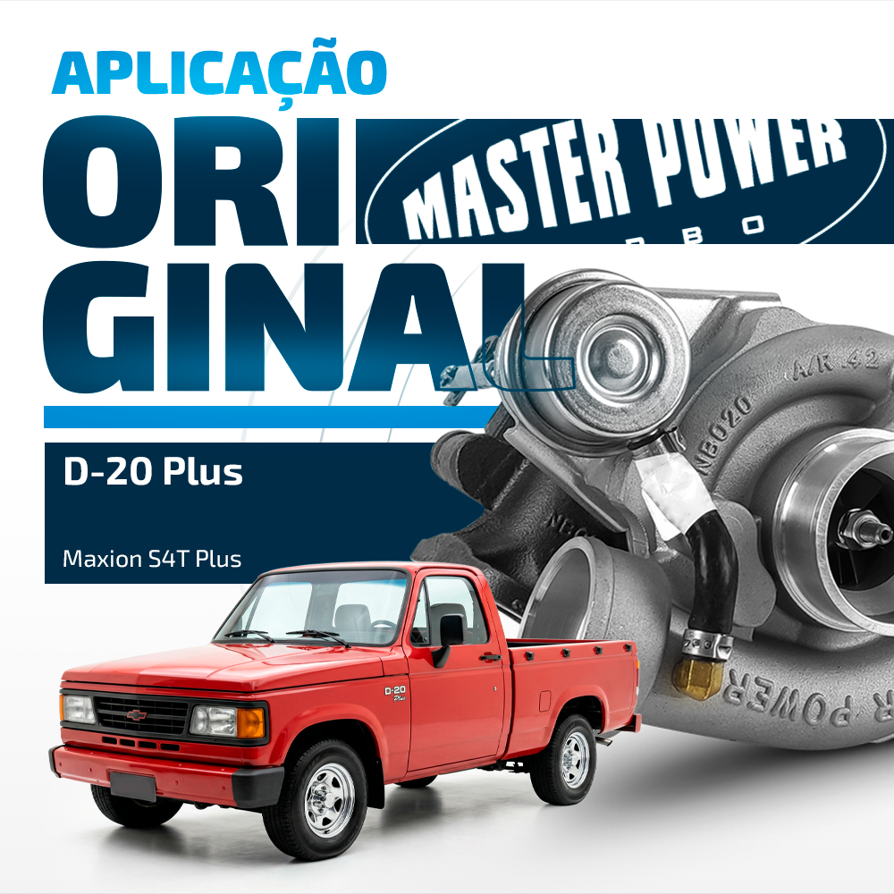 Turbina Chevrolet D-20/Veraneio Massey Ferguson MF620 / MF292/4 Motor Maxion S4t Plus