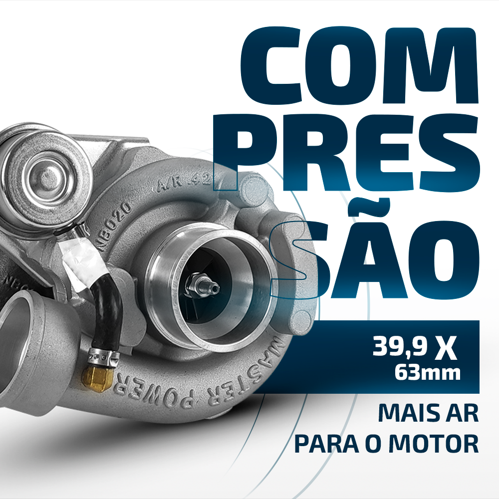 Turbina Chevrolet D-20/Veraneio Massey Ferguson MF620 / MF292/4 Motor Maxion S4t Plus