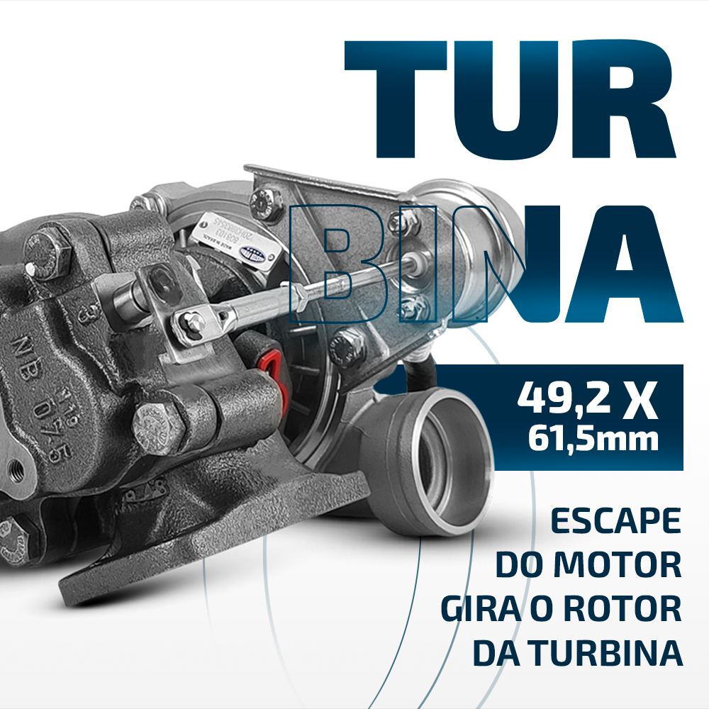 Turbina Chevrolet D-20/Veraneio Massey Ferguson MF620 / MF292/4 Motor Maxion S4t Plus