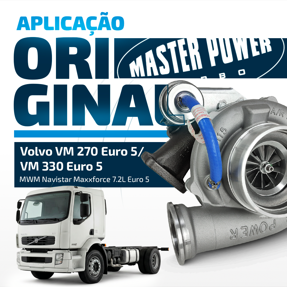 Turbina Volvo VM 270/330 Motor MWM Navistar Maxxforce 7.2 Euro 5