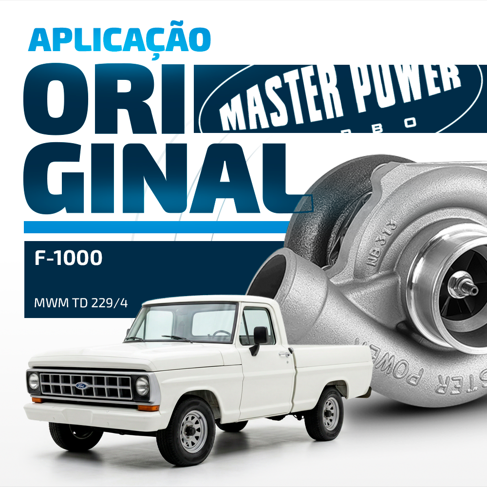 Turbina Ford F1000/4000 Chevrolet D-10/20/40/6000/70 Mercedes L 608/708/709 Toyota Bandeirante