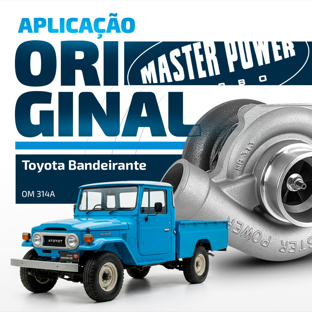 Turbina Ford F1000/4000 Chevrolet D-10/20/40/6000/70 Mercedes L 608/708/709 Toyota Bandeirante