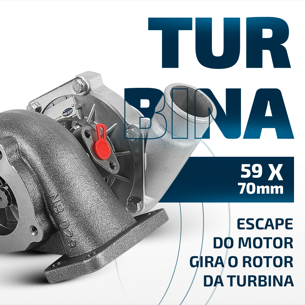 Turbina Ford F1000/4000 Chevrolet D-10/20/40/6000/70 Mercedes L 608/708/709 Toyota Bandeirante