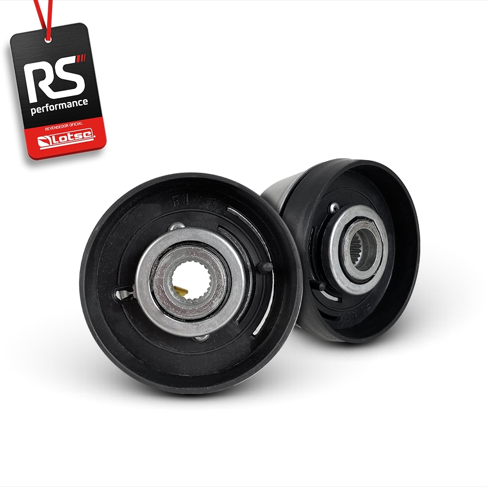 Volante Clássico Lotse Boxer Inox em Couro + Cubo de Alumínio