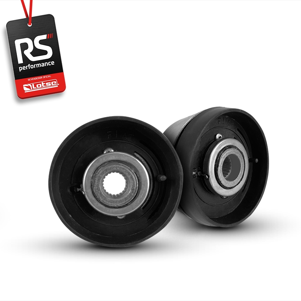 Volante Clássico Lotse Boxer Inox em Couro + Cubo de Alumínio