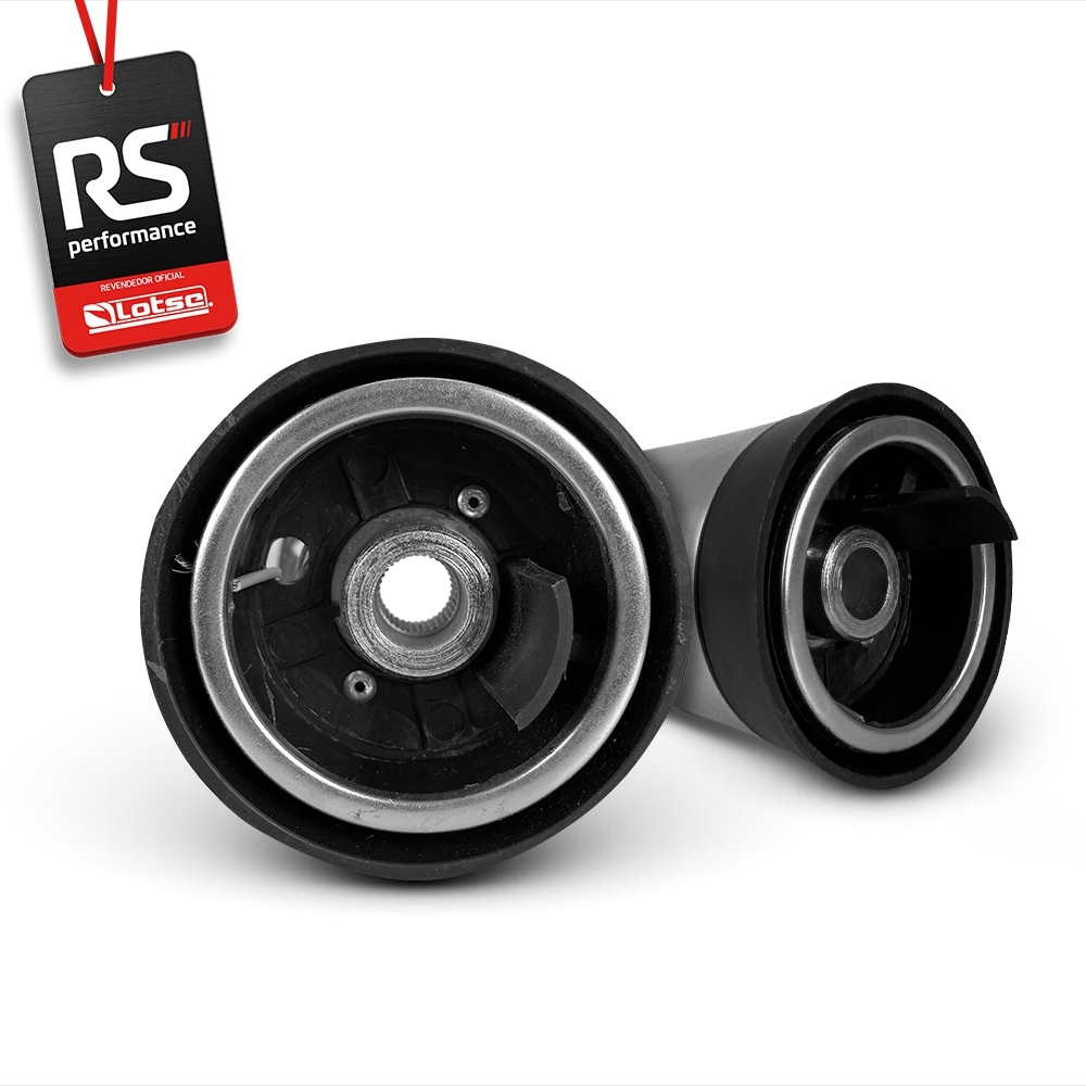 Volante Clássico Lotse Boxer Inox em Couro + Cubo de Alumínio