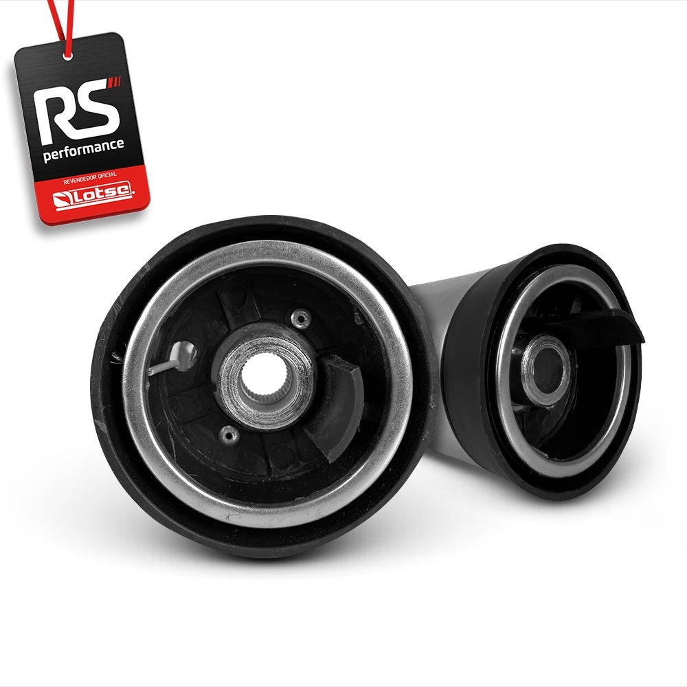 Volante Clássico Lotse Boxer Inox em Couro + Cubo de Alumínio