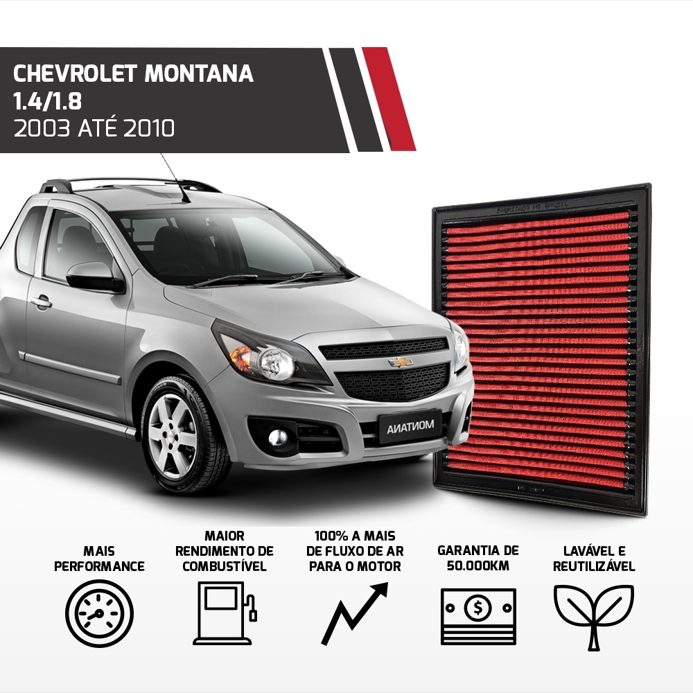 Filtro Esportivo Inbox Gm Corsa Montana Meriva 1994 Até 2012