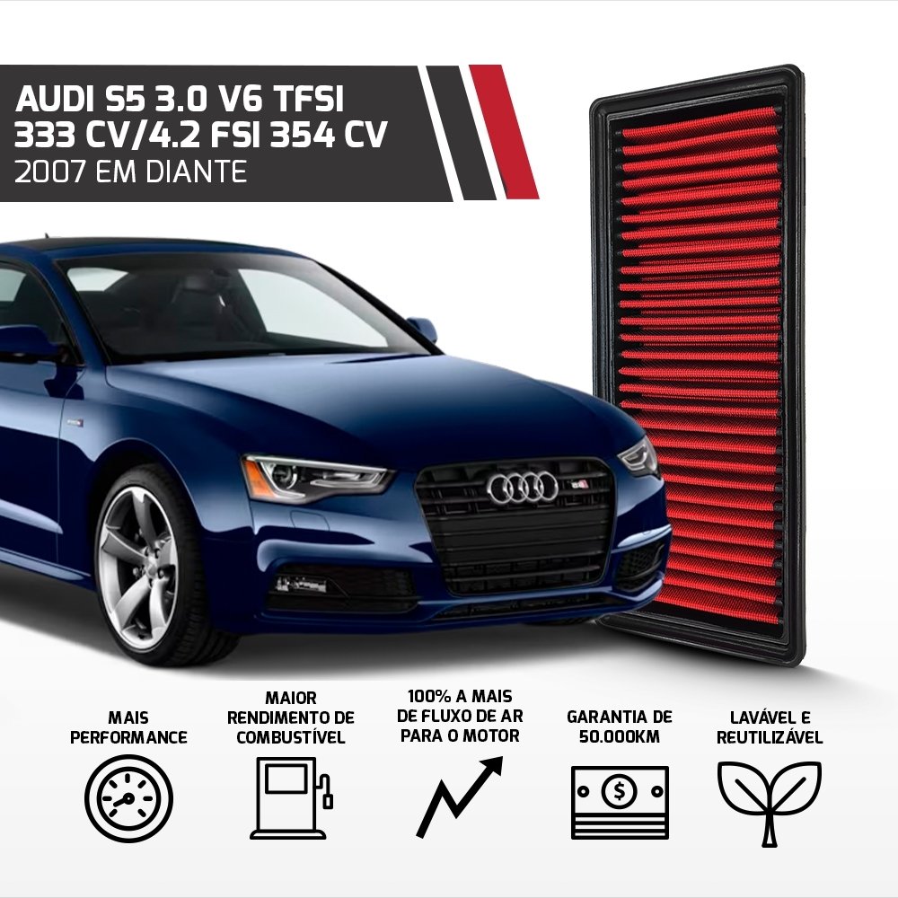 Filtro De Ar Inbox Audi A4 A5 Q5 Tfsi 1.8 2.0 2008 Até 2015