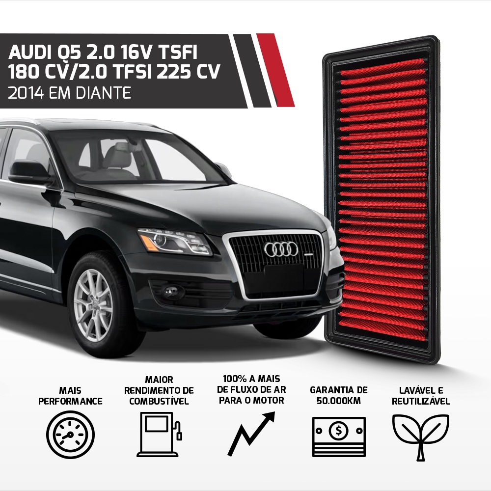 Filtro De Ar Inbox Audi A4 A5 Q5 Tfsi 1.8 2.0 2008 Até 2015