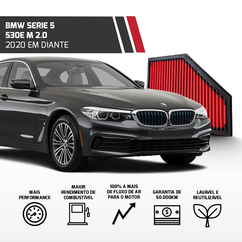 Filtro Esportivo Inbox Bmw Serie 3 G20 G21 2017 Em Diante